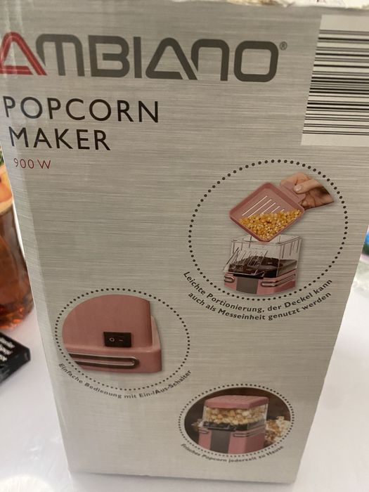 Aparat popcorn fara ulei