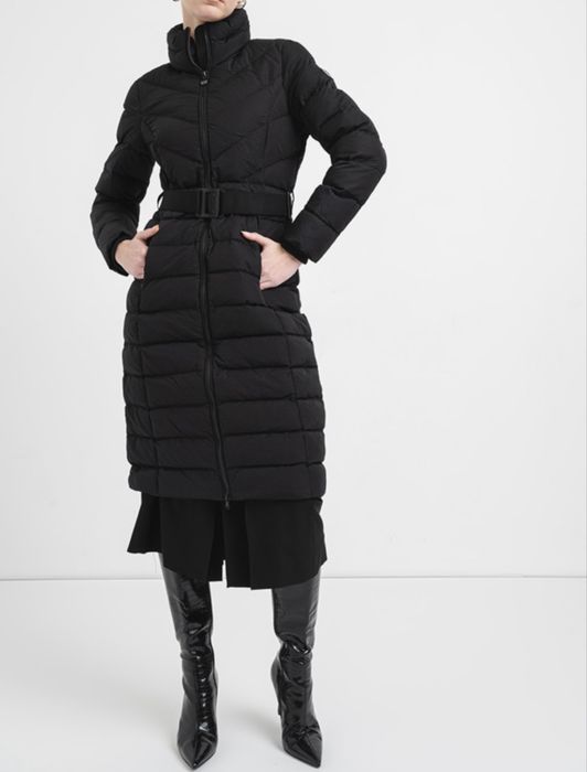 Geacă lungă cu guler înalt Emporio Armani