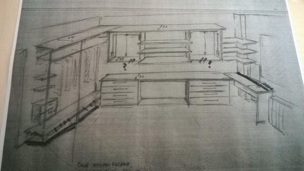 Dressing deschis - dressing dormitor pe colt din 2 bucati