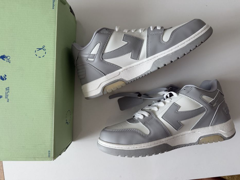 Off-White Out Of Office “000” - Grey White