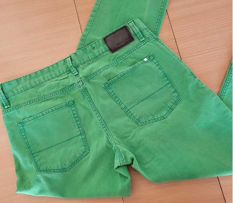 Blugi barbati Marc O'Polo L verde 100% bumbac noi