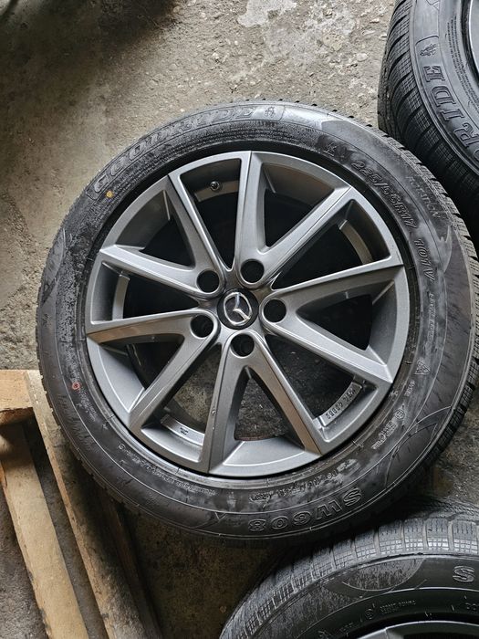 4 jante 5x114.3 R17 cu anvelope iarna 225 55 17 Goodride 2024 7mm