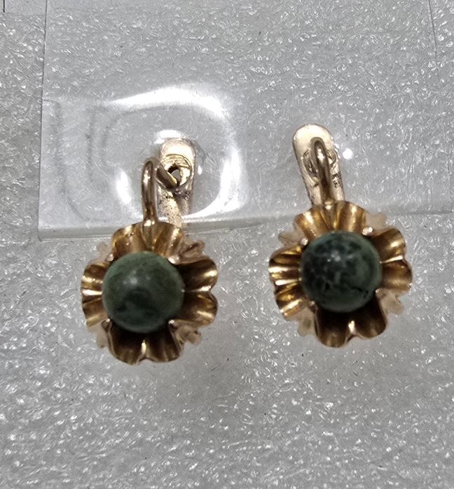 Серьги   бирюзв.