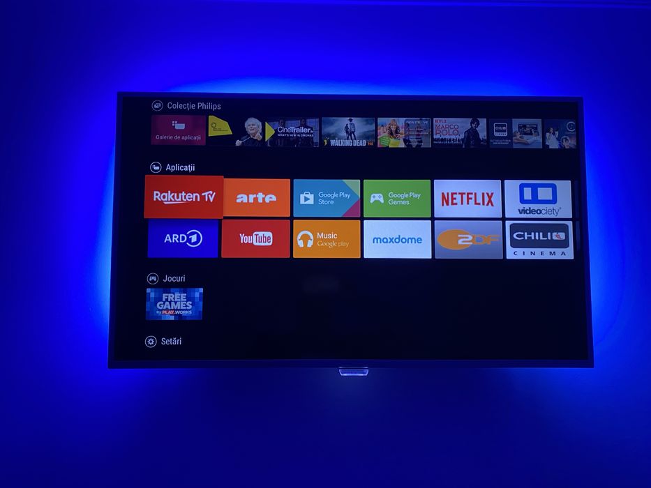 Tv smart philips ambilight