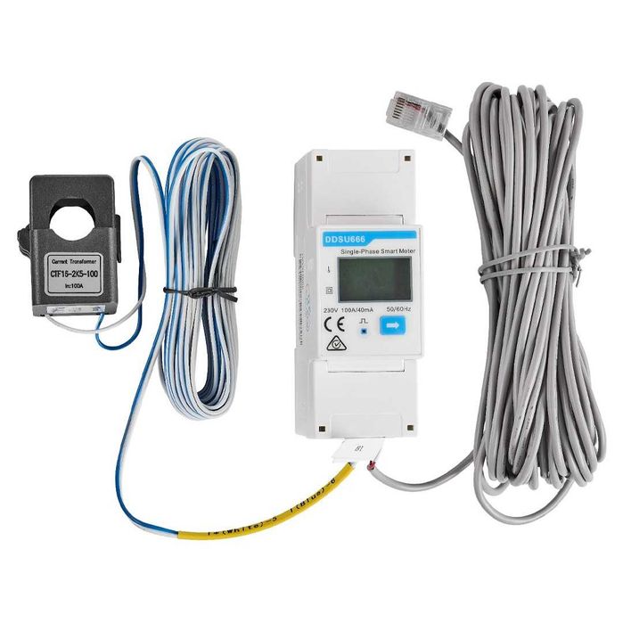 Еднофазен смарт метър с трансформаторен токов сензор (CT) – до 100A