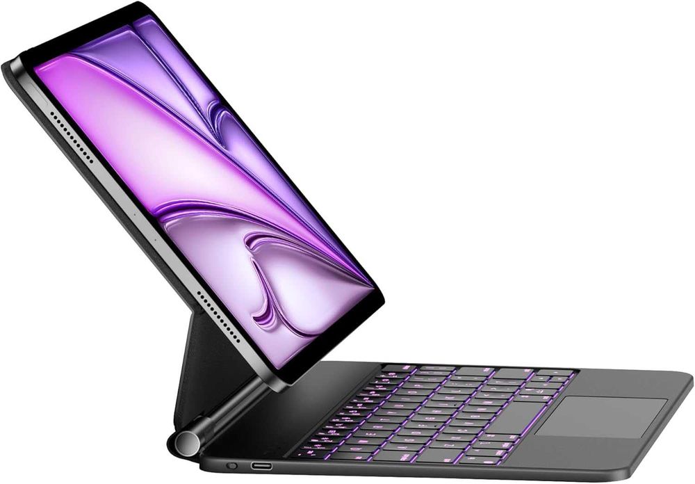 Магнитна клавиатура HOU с тъчпад за iPad Pro 11 и iPad Air (Нова)