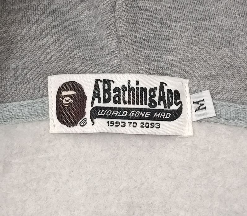 A Bathing Ape Bape Space Camo Shark Hoodie горнище S памучен суичър