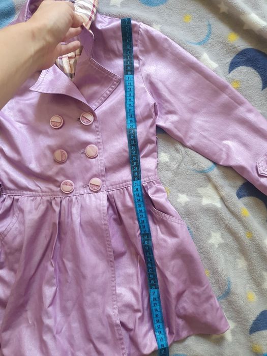 Плащ осенний для девочки 5-6 лет