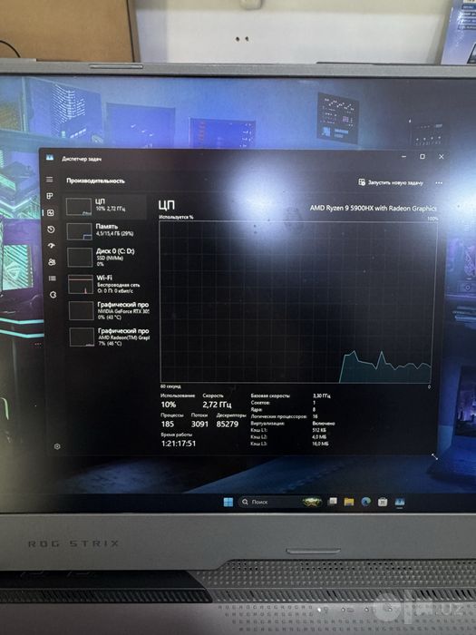 asus rog strix ryzen 9 5900hx