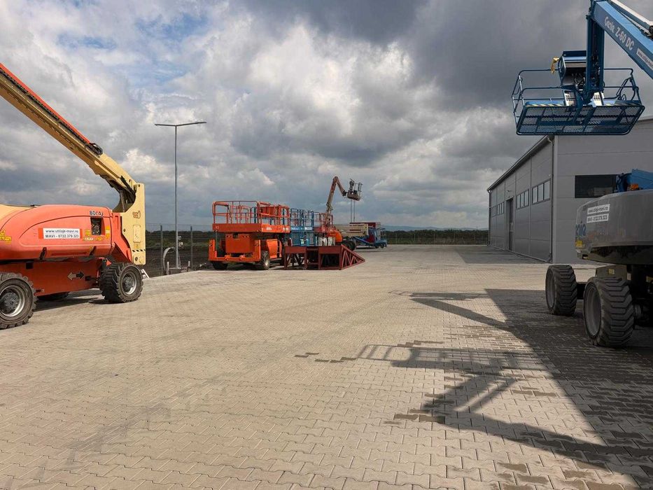 Închirieri Nacele Brașov | Electrice, Diesel, Articulate, Foarfecă | Transport Inclus