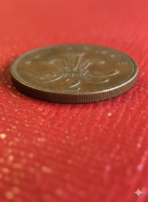 Рядка Британска Монета от 2 Пенса от 1979 с ЕлизабетII