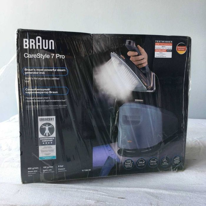 Утюг с пaрогенератором Braun 7 Pro IS7286BK Невероятное Качество!
