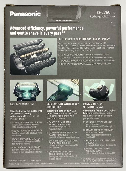 Aparat de ras Panasonic series 900 cu 5 lame