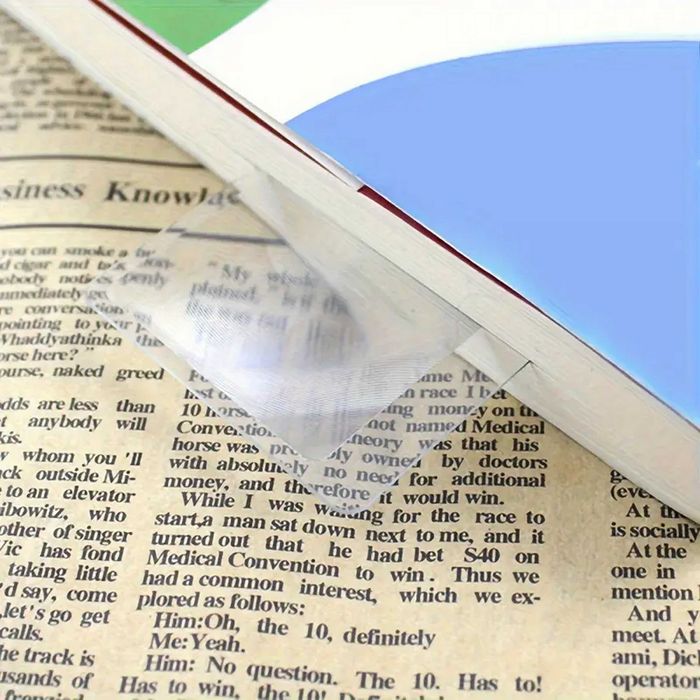 увеличител-лупа за четене на книга,списание,вестник,учебник и др.