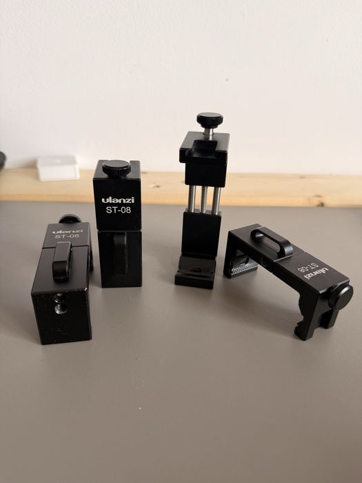 Suport clema telefon metalic cu cold shoe Ulanzi ST-08 ST08