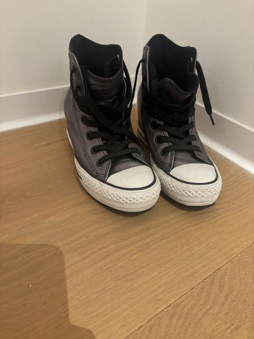 Adidasi Converse, nr 36, gri inchis