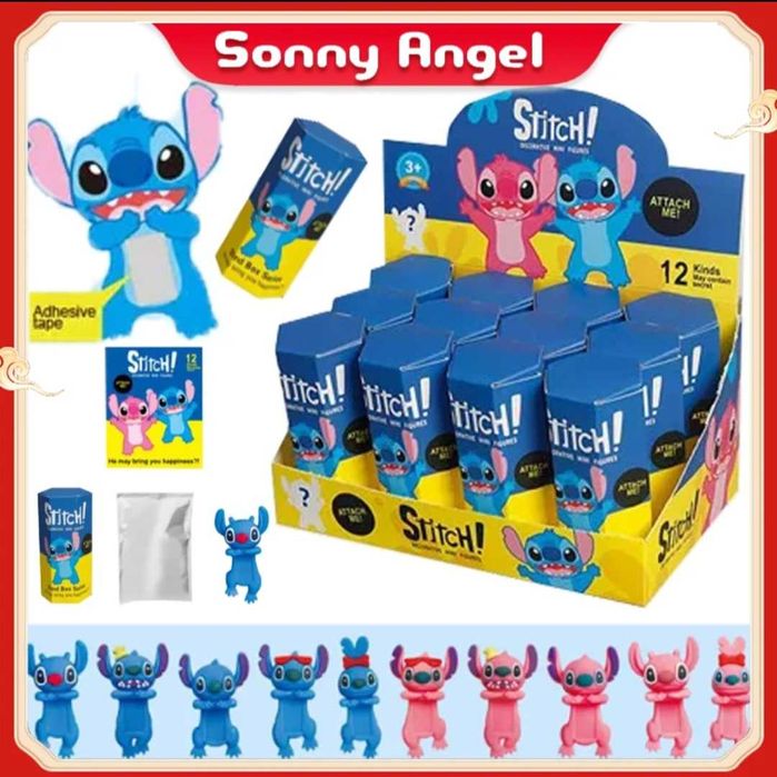 2броя Фигурки Лило и Стич за телефон, таблет, Фигурка изненада Стич