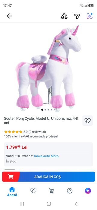Vand căluț ponycycle