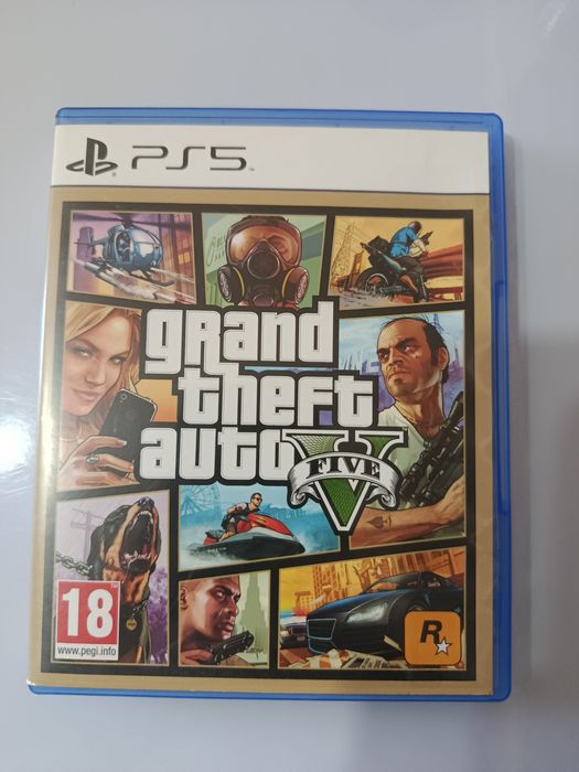 Диск "Grand theft auto V" от Sony PlayStation 5