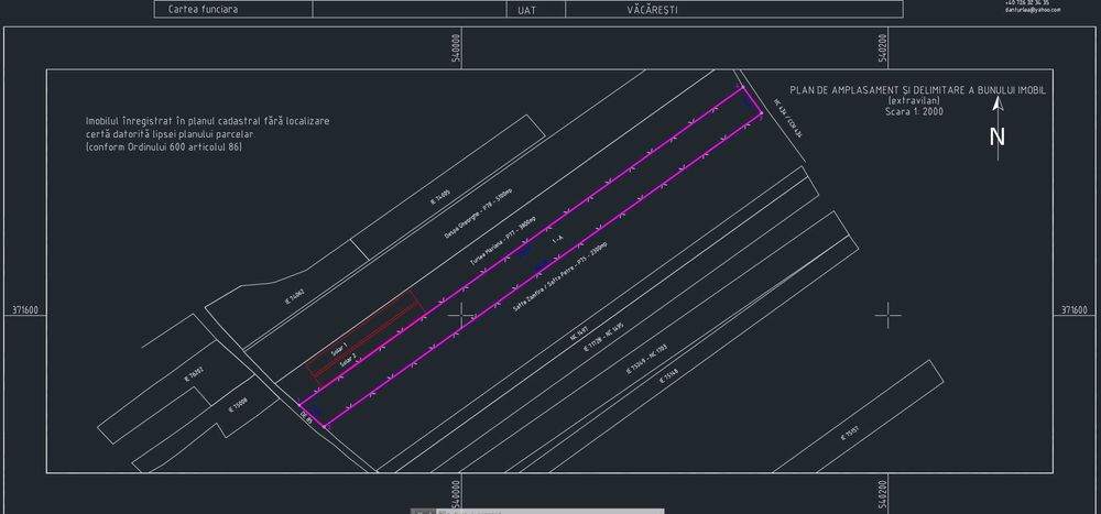 Cadastru, Topografie, Geodezie, Carte Funciară, Planuri Topo, Relevee