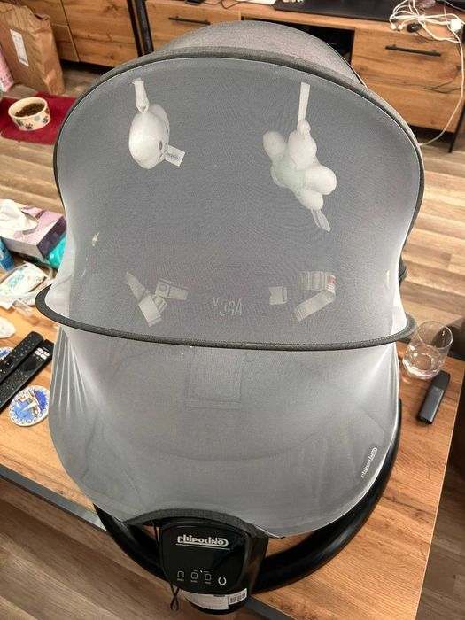 Chipolino Електрически шезлонг с дистанционно и музика ”Йога”, сив