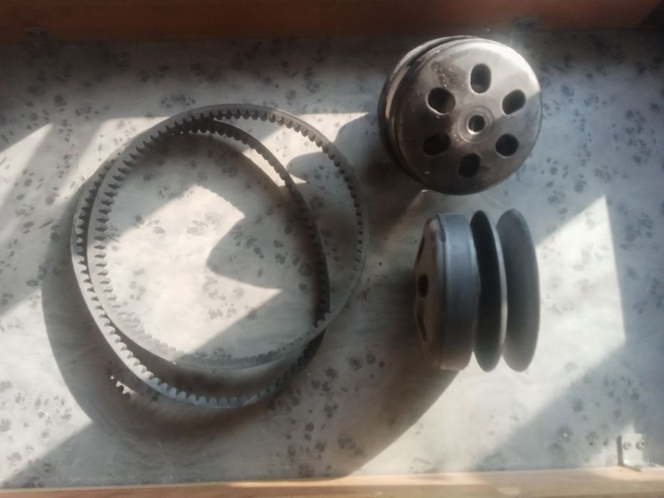 Задний вариатор мопеда