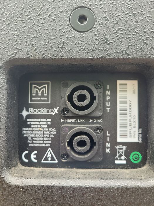 Тонколони Martin audio топове 15 инча баси 15 инча + калъфи