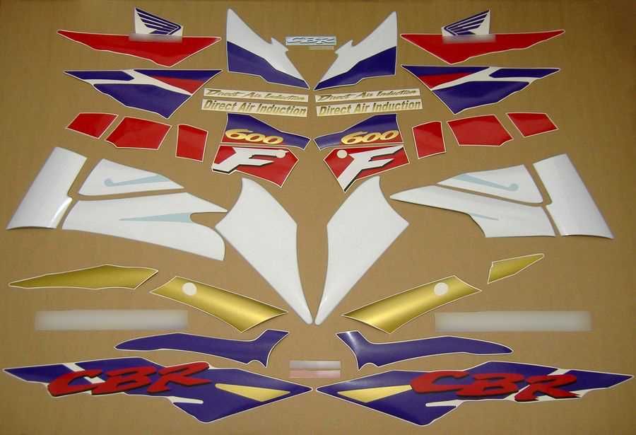 Стикери Honda CBR 600 F3 1995г.-1998г. лепенки хонда цбр ф3 графики