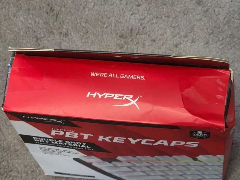 HyperX white keycaps
