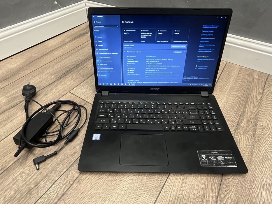 Продам ноутбук acer aspire 3