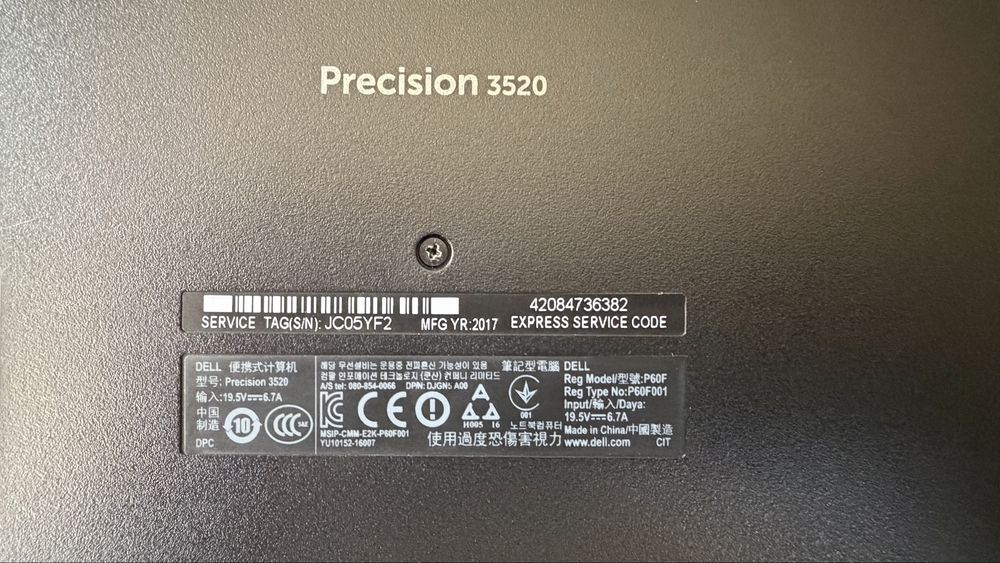 Dell Precision 3520