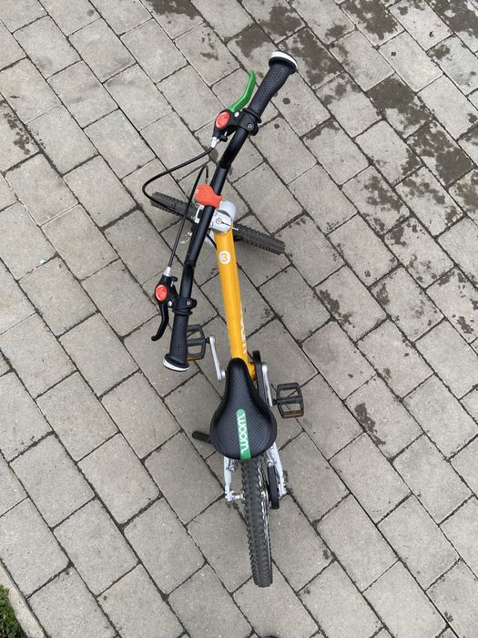 Bicicletă Woom 3, 16”, galbena