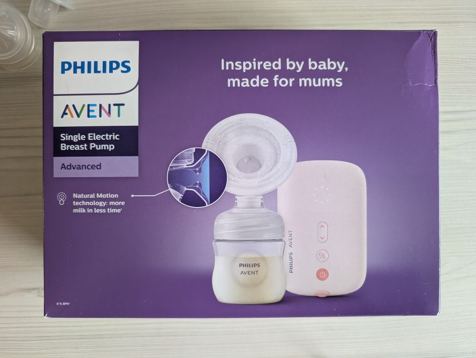 Philips avent advanced, единична електрическа помпа за кърма