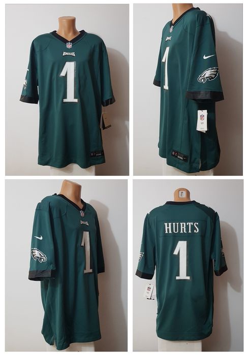 Tricou NIKE Elite Jalen Hurts Philadelphia Eagles Legend Nou, Nr. XL