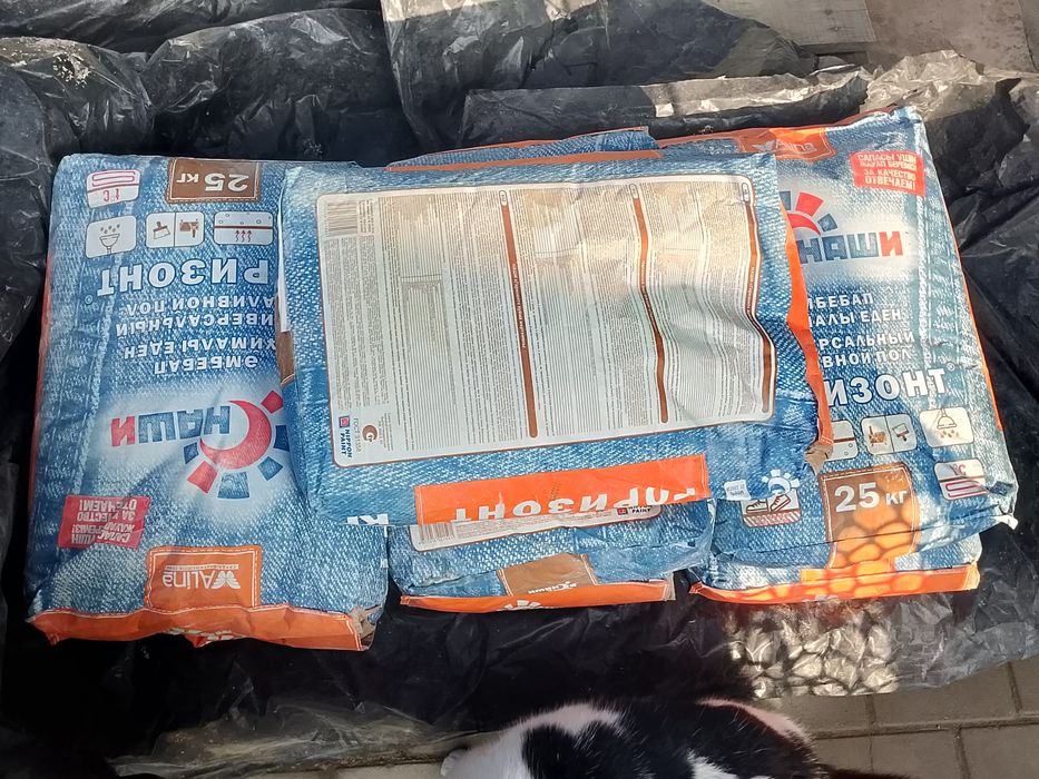 Наливной пол в количестве 10