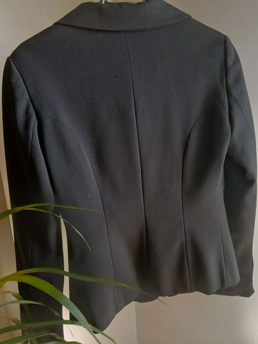 Sacou negru Motivi S  elegant, office, croială cambrată