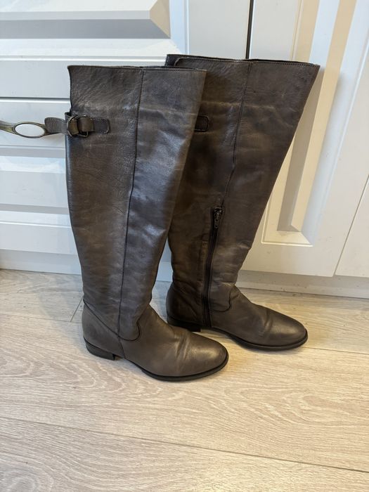 Дамски ботуши от естествена кожа