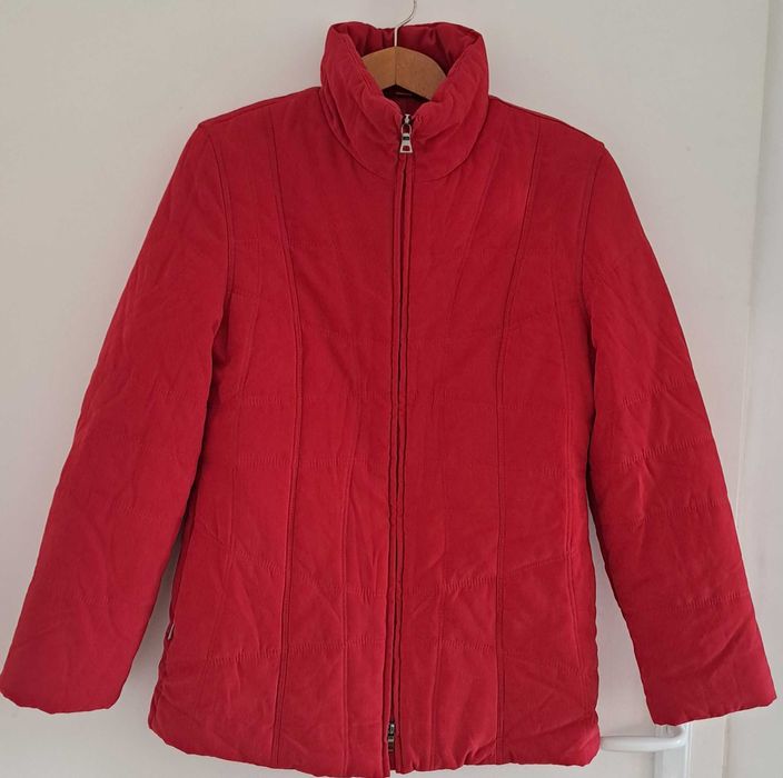Дамско зимно яке - червено