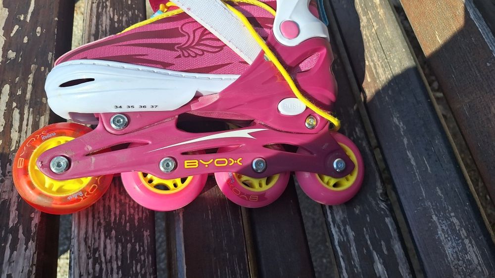 Ролери 3в1 Byox Trina 34-37 светещи предни колела