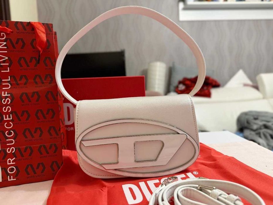 Geantă Diesel 1DR din Piele Albă