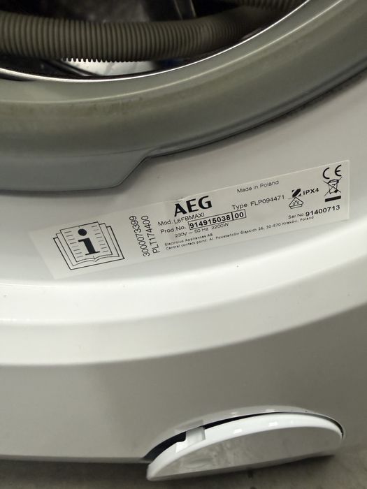 Пералня Slim AEG 6000 Series А++7kg Внос от Германия