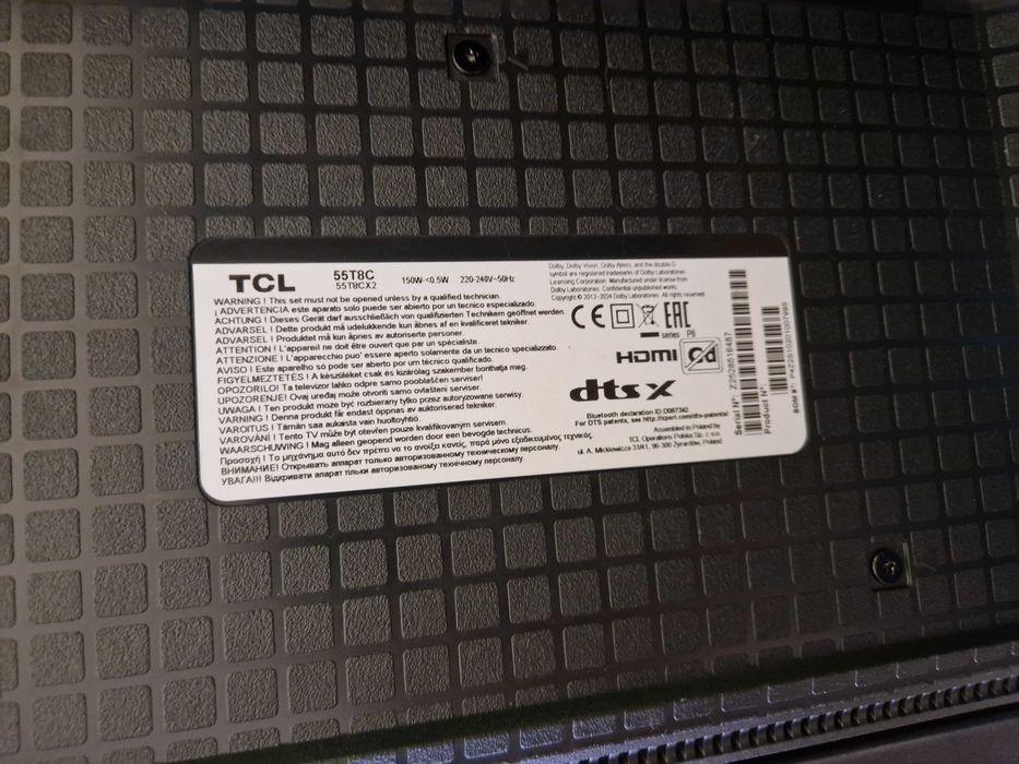 Televizorul QLED TCL 55 inch, 139cm, Smart 5 ani Garantie
