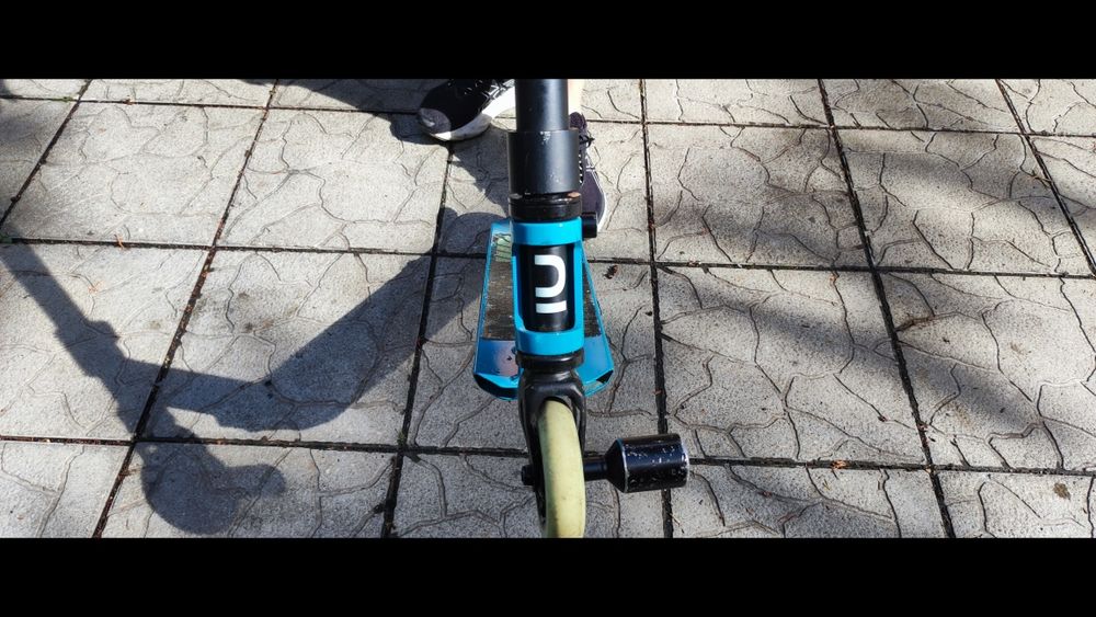 Trotinetă Freestyle pentru Skatepark – Albastru/Negru