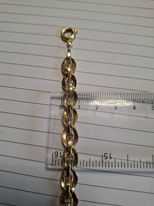 Златна дамска гривна 14К, 18/19 см 7,20 гр  650 евро