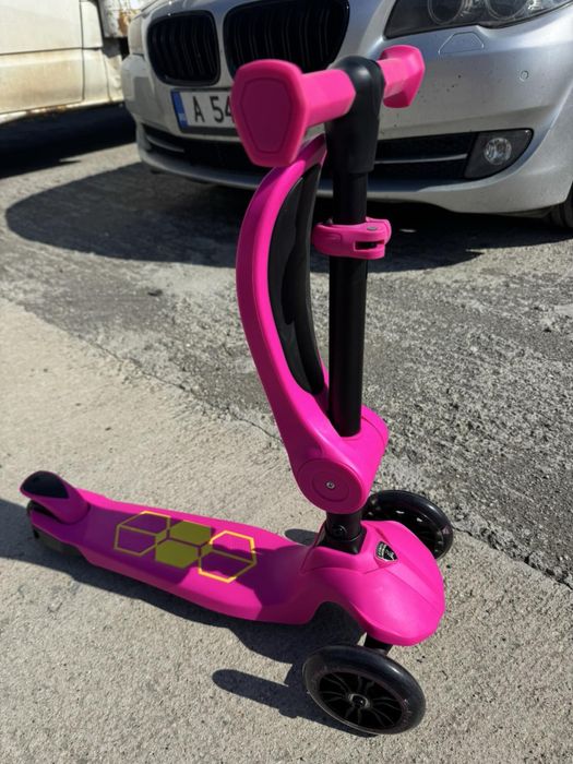 Moni Детска тротинетка Lamborghini 2в1 розов