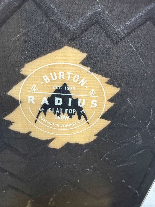 placa snowboard burton radius wide L160cm