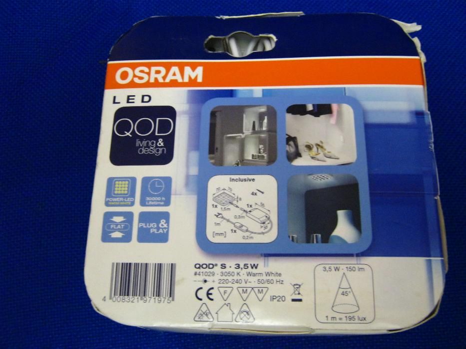 Lampă led Osram QOD ultra-plată, ultra-luminoasă, 3,5 W,