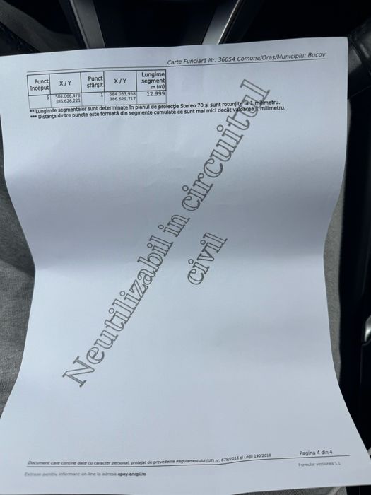 Teren intravilan bucov