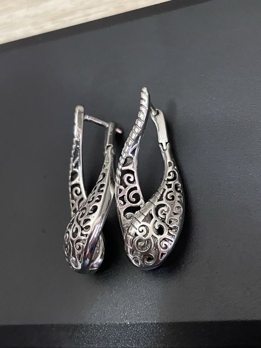 Cercei din argint 925 – Model elegant filigran
