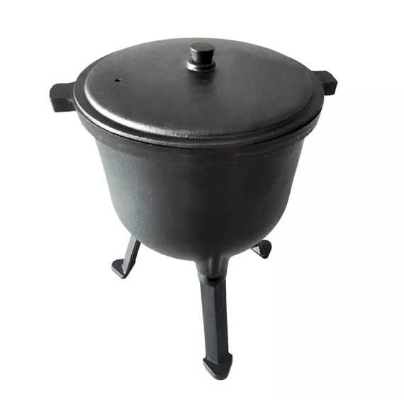 Ceaun fonta emailata cu capac/ ceaun vanatoresc 10L 449 lei 7L/400